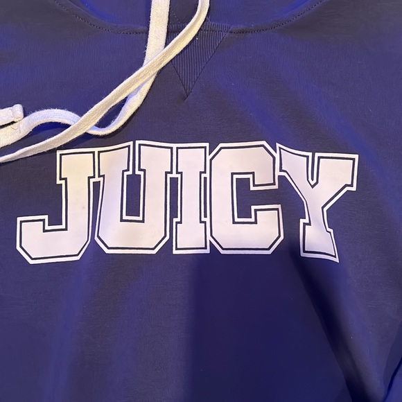Juicy Couture Blue & White Hoodie - Picture 5 of 7